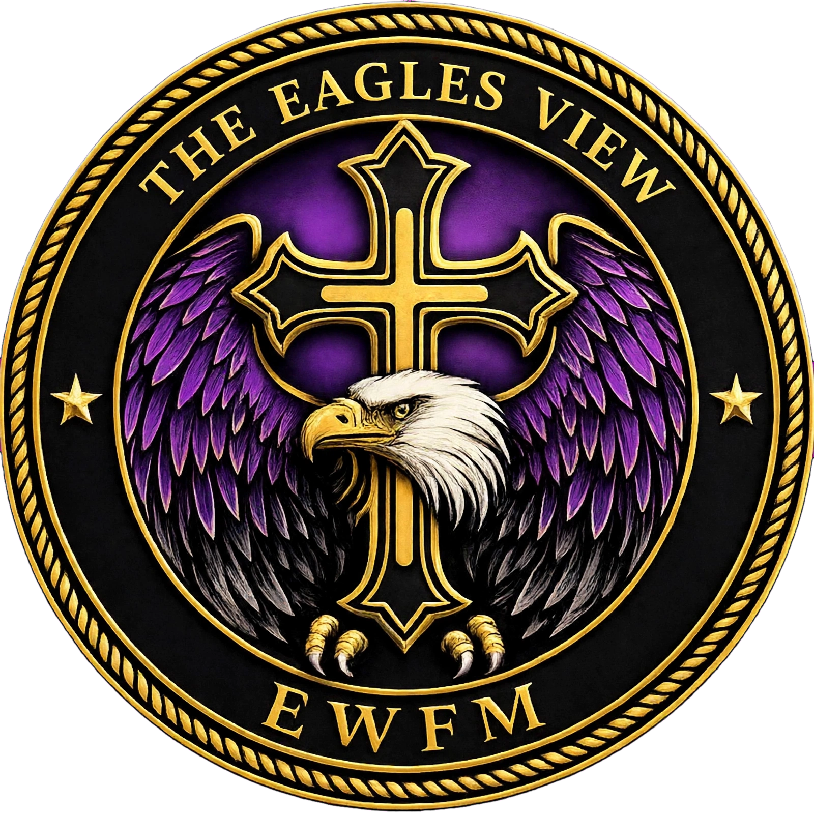 The Eagles View podcast microphone